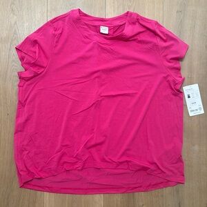 Athleta “With Ease” tee size large, new with tags!